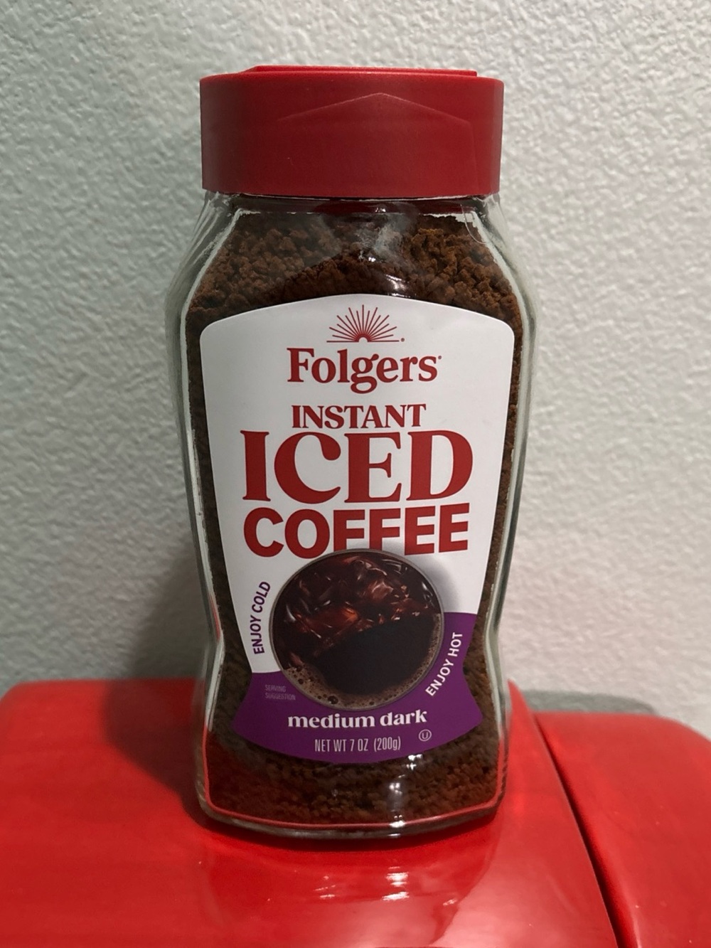 Folgers Instant Iced Coffee Medium Dark
